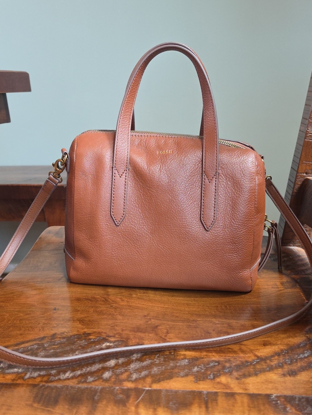 Fossil Sydney Satchel with Removable Crossbody Strap